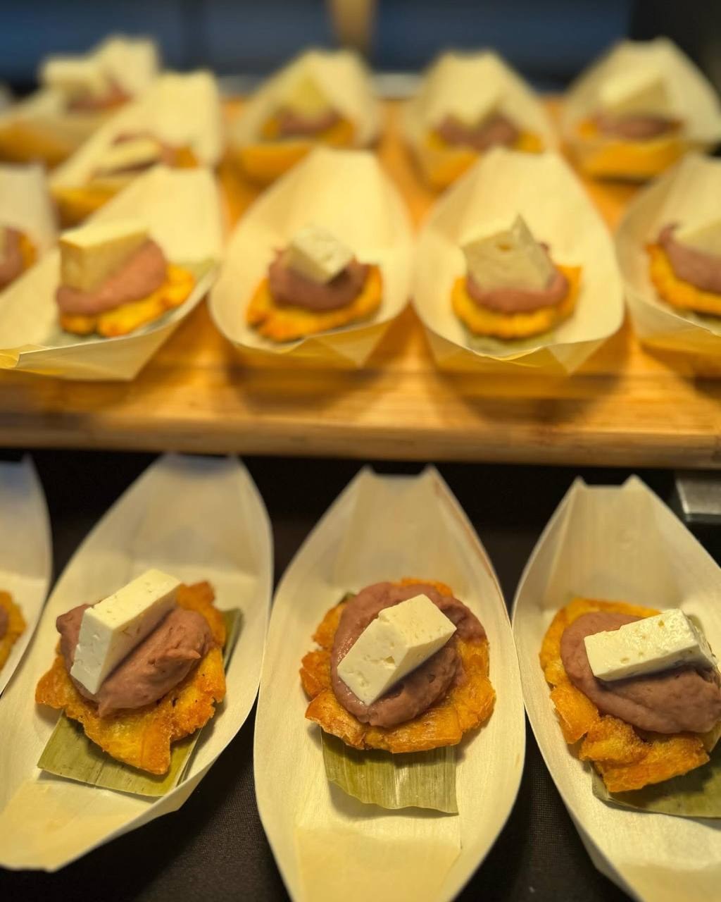Private dinner appetizers