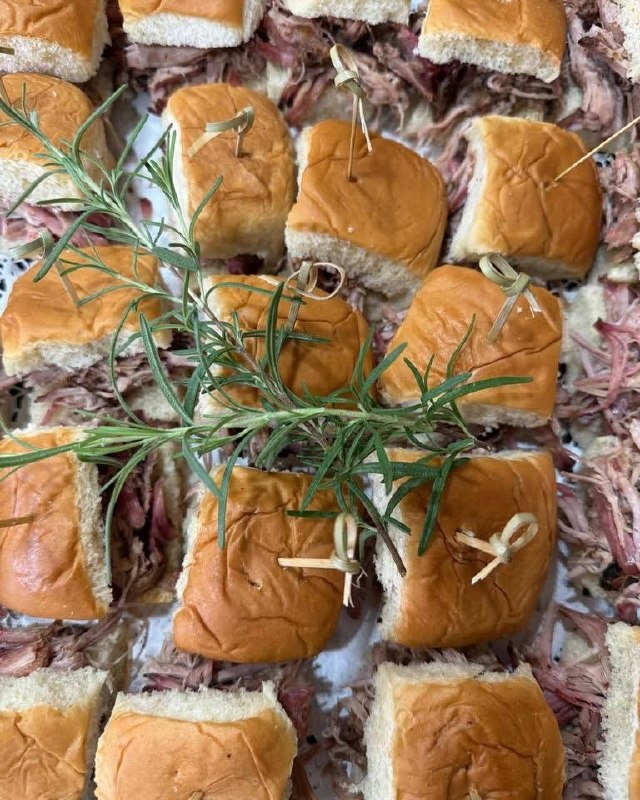 Corporate catering sliders